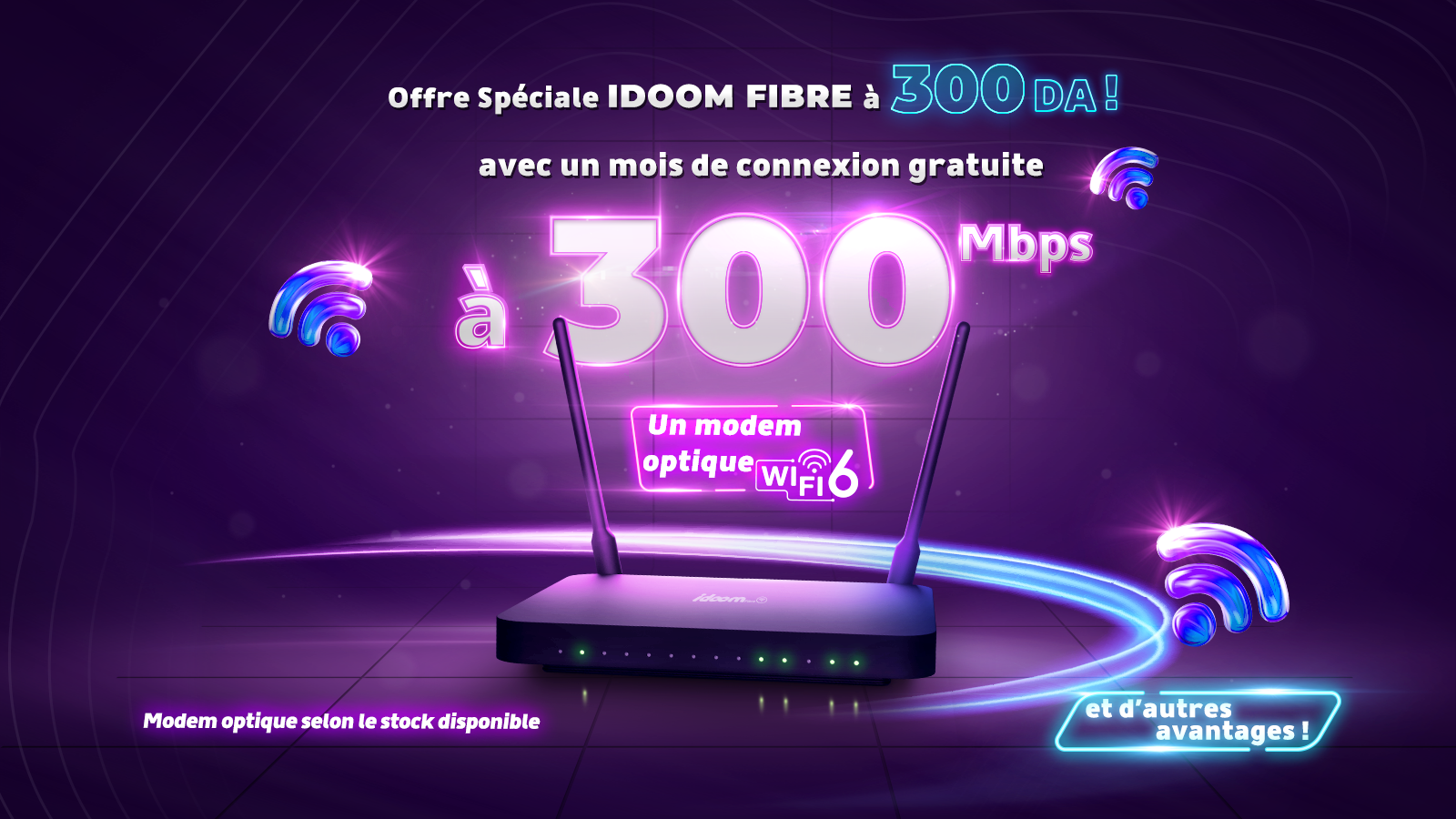 Algérie Télécom lance une nouvelle offre promotionnelle sur son pack IDOOM Fibre