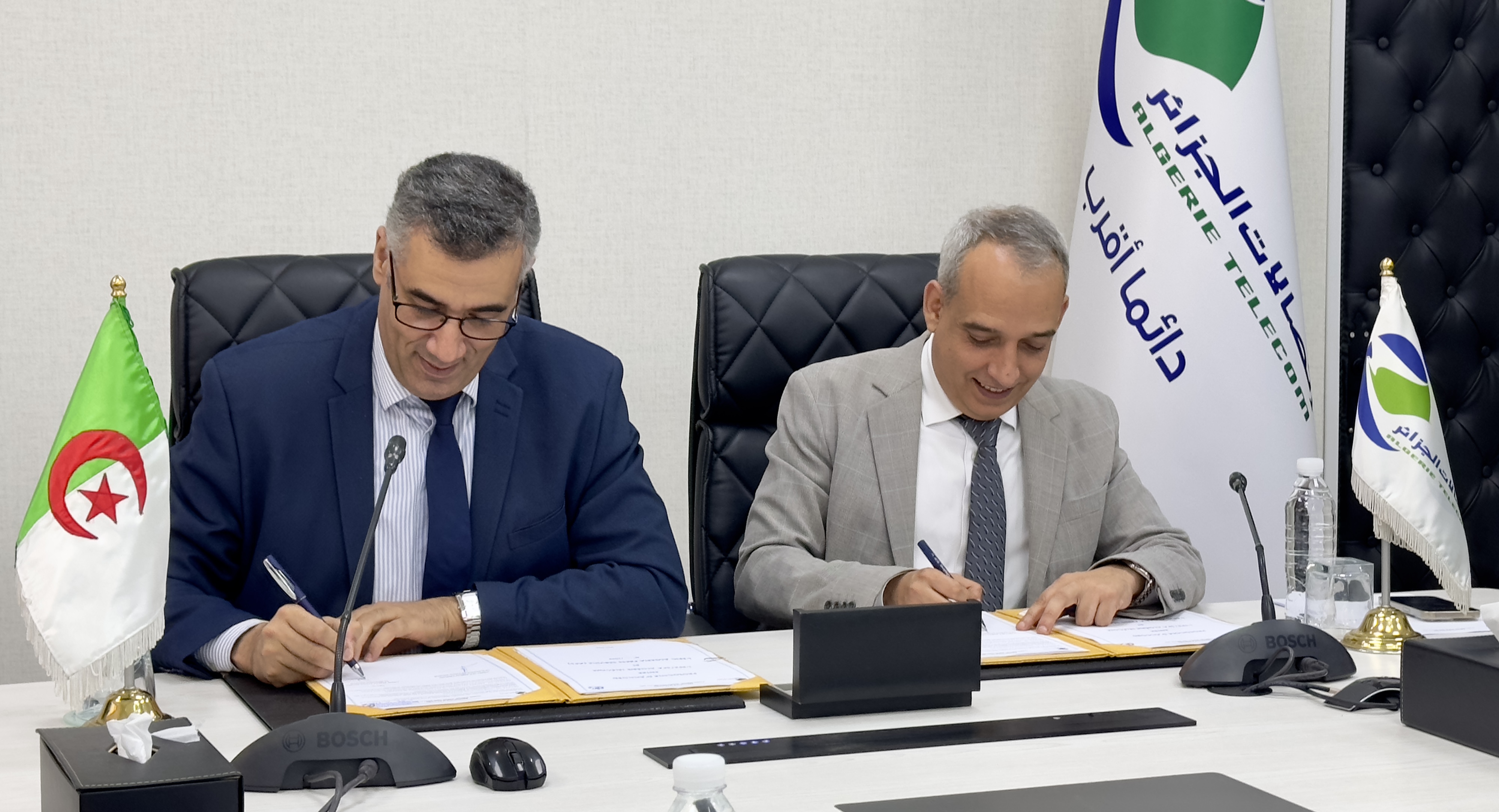 Signing of a memorandum of understanding between Algeria Telecom and Algeria Press Service (APS)